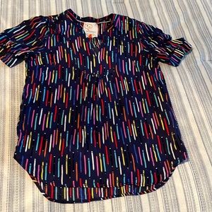 Anthropologie 52 Conversations Pencil Blouse